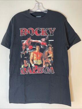 American Classics Rocky Balboa Graphic Tee - Black. Men’s M.